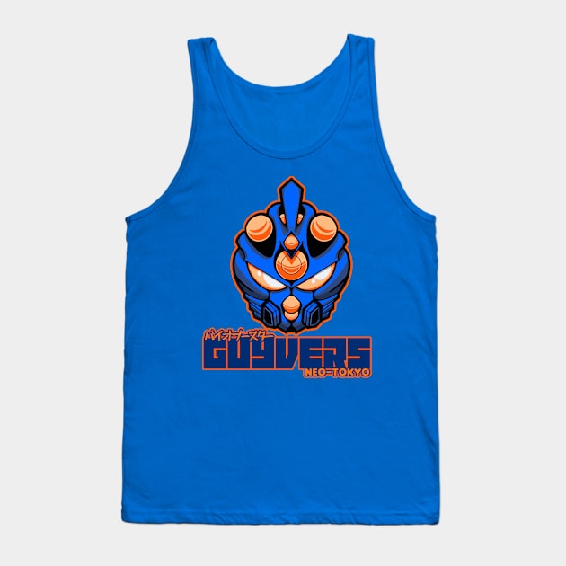 The Neo-Tokyo Guyvers (Mets/Islanders colors) Tank Top by GodsBurden